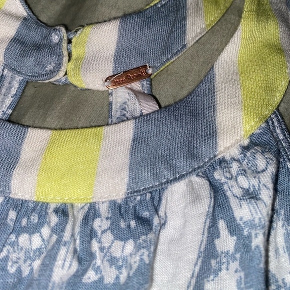 Free People Mimi Tunic Halter Top in Ivory Paisley Print Bohemian We The Free - Picture 12 of 13